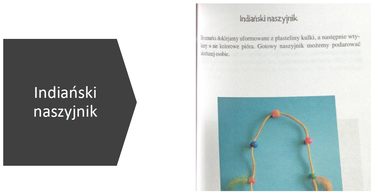 indiański naszyjnik praca plastyczna z instrukcją wykonania