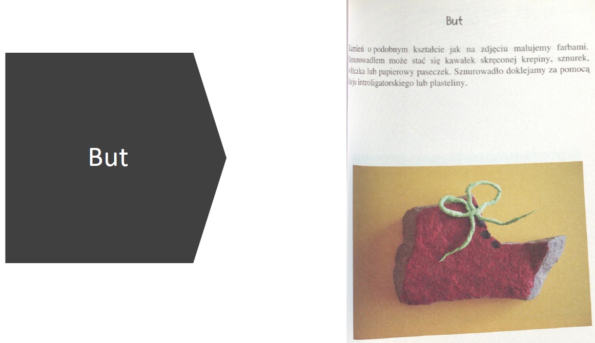 But praca plastyczna z instrukcją wykonania